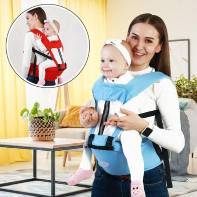 porte_bebe ergonomique turquoise confortable