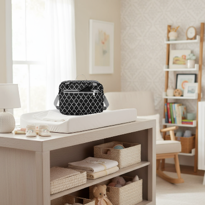 sac a langer losange Ambiance chambre de bébé