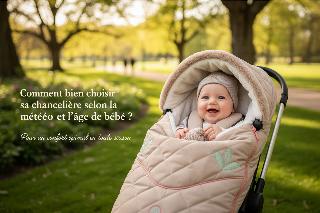Comment bien choisir sa chancelière selon la météo et l'âge de bébé ?