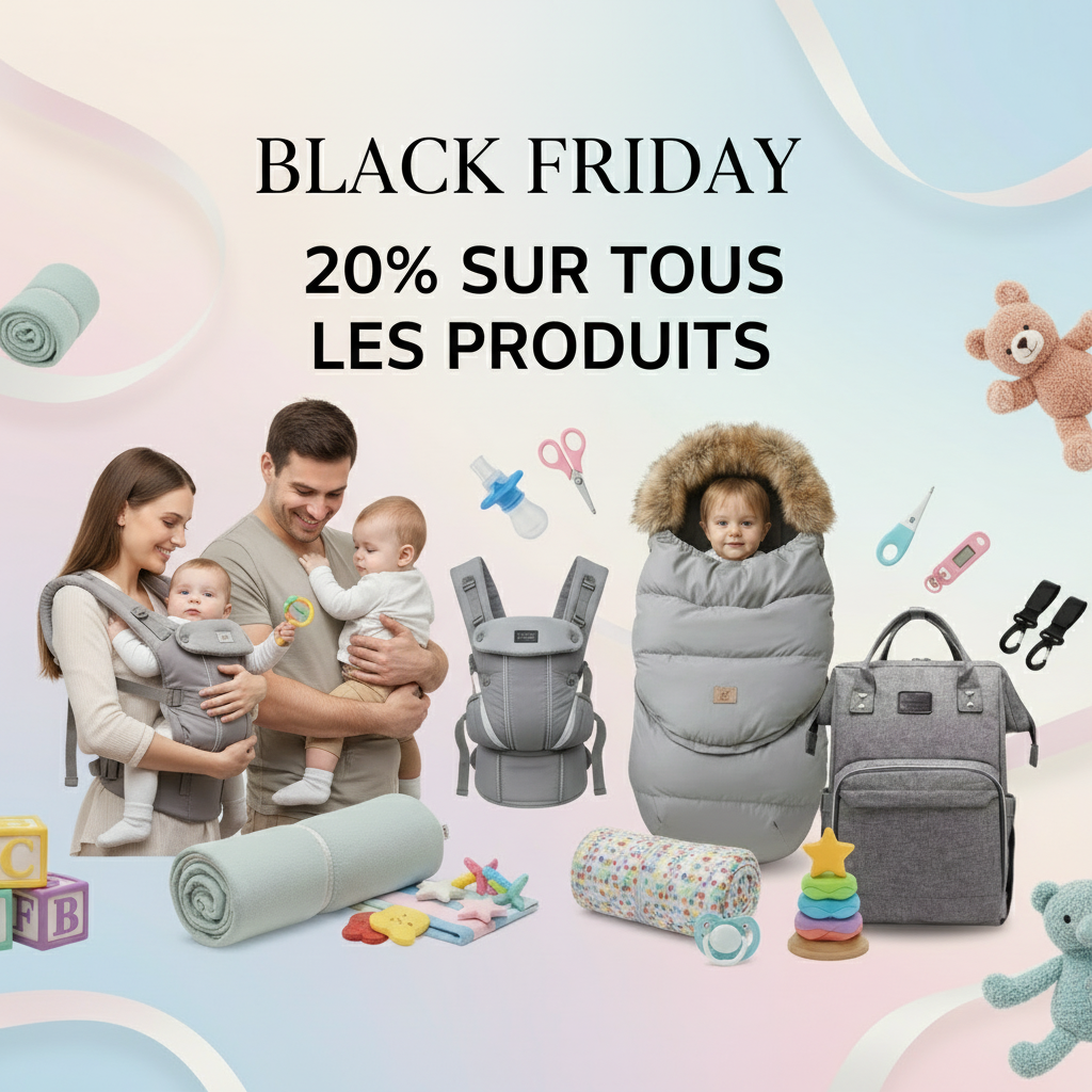 Bannière Black Friday 900x500px - Texte centré 3 lignes