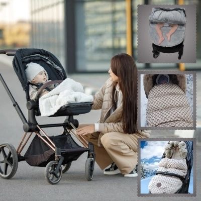 Chancelière-DR-poussette-bébé-drap-bonnet-blanc