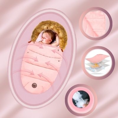 Chancelière-rose-enveloppant-tissu-imperméable