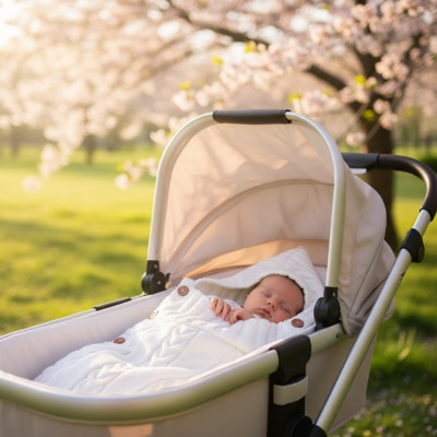 nid d'ange bebe  Balade Printemps