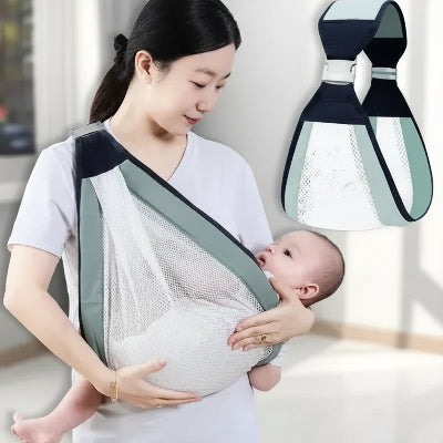 porte-bebe-confortable-vert-avocat