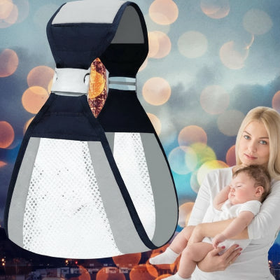 porte-bebe-gris-confortable