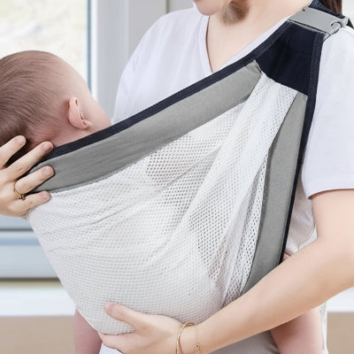 porte-bebe-gris-ergonomique