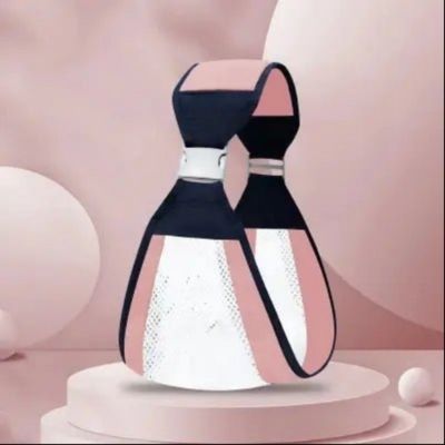 porte-bebe-rose-cerise-larges-bretelles-echarpe