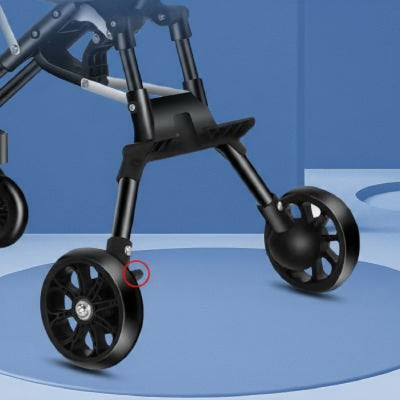 Poussette-pliable-roues-noires-freins