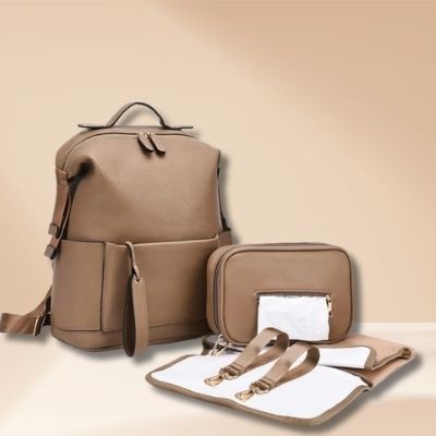 sac-a-langer-a-dos-caramel-pochette-attaches-poussette