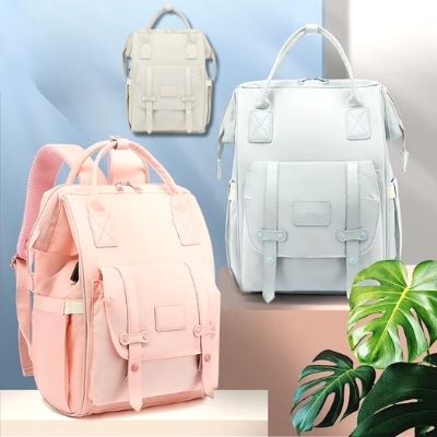 Sac-à-langer-à-dos-rose-bleu-beige-modele