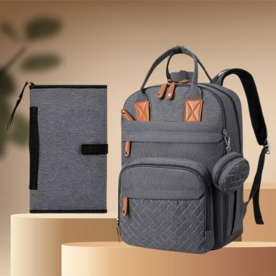 sac-a-langer-bebe-gris-fonce-matelas-a-langer-model