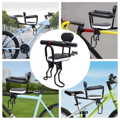 Siège-vélo-noir-différents-vélos